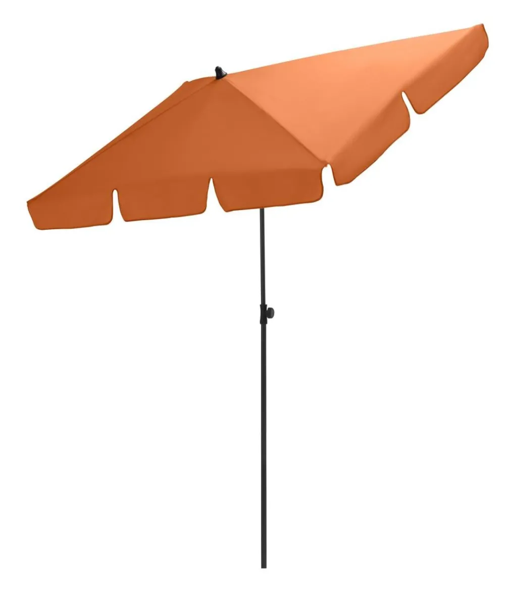 Dehner Sonnenschirme - Schirm Jupiter, rechteckig, ca. B180/T120 cm Orange