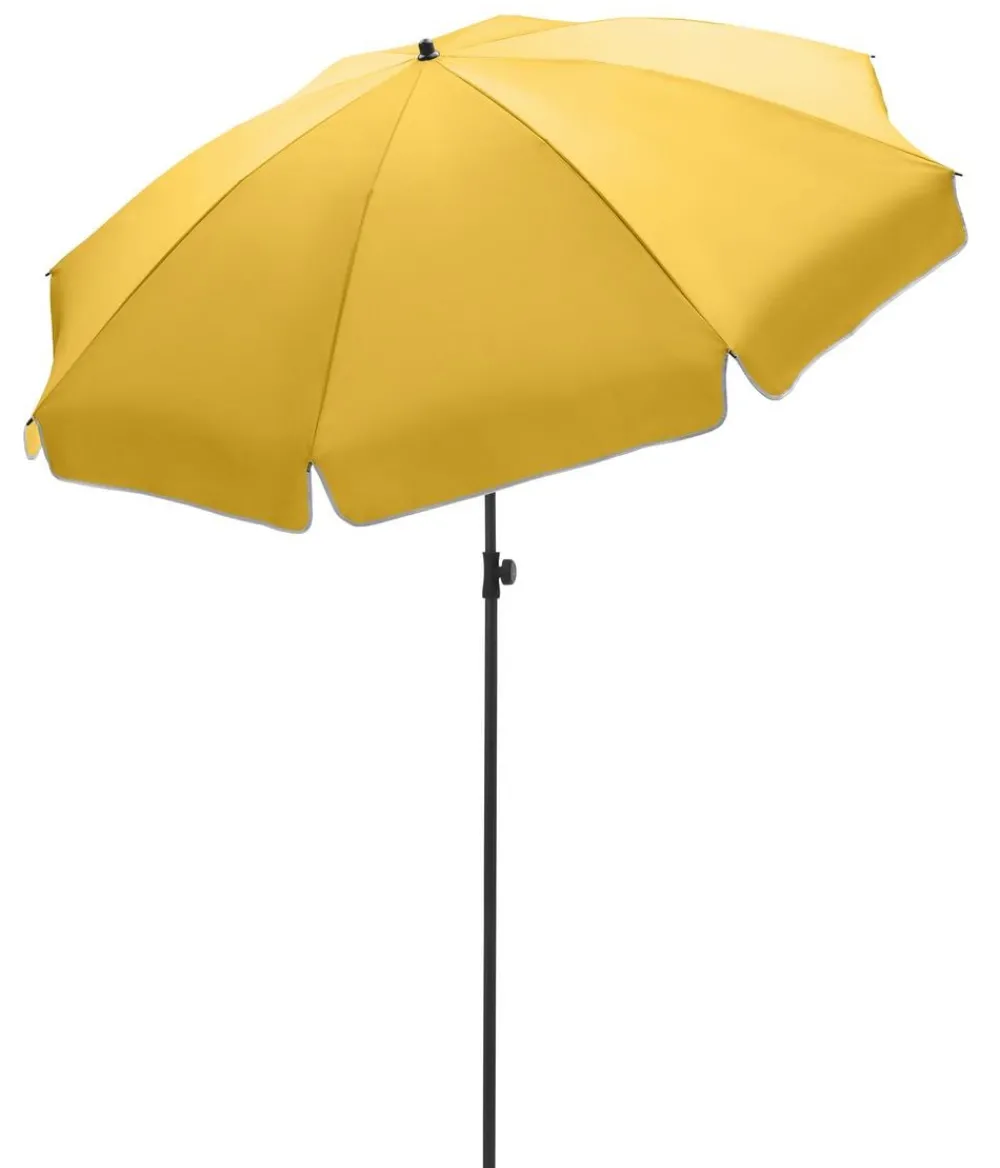 Dehner Schirm Jupiter, rund, ca. Ø180 cm Gelb Sale