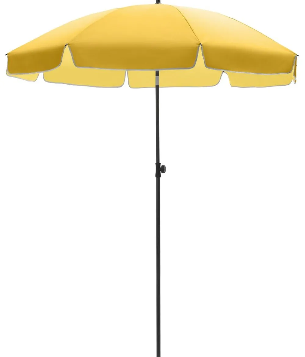 Dehner Schirm Jupiter, rund, ca. Ø180 cm Gelb Sale