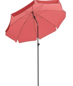 Dehner Sonnenschirme - Schirm Jupiter, rund, ca. Ø180 cm Rot