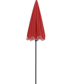 Dehner Sonnenschirme - Schirm Jupiter, rund, ca. Ø180 cm Rot