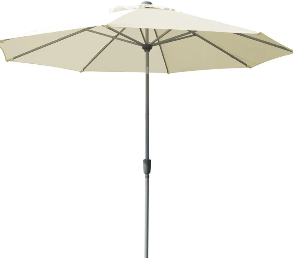 Dehner Schirm Milos, rund, ca. Ø294 cm Creme Discount