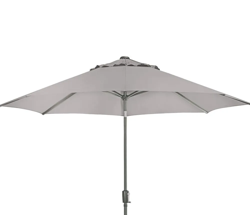 Dehner Schirm Milos, rund, ca. Ø294 cm Taupe Sale