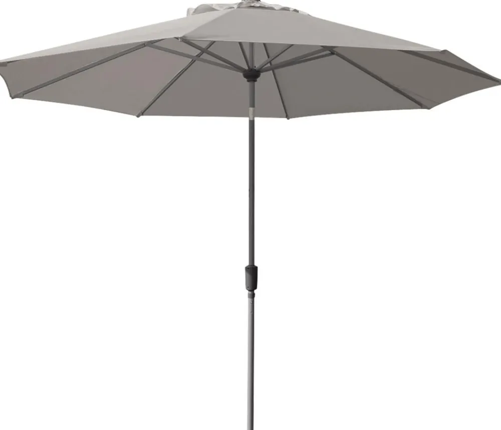 Dehner Schirm Milos, rund, ca. Ø294 cm Taupe Sale