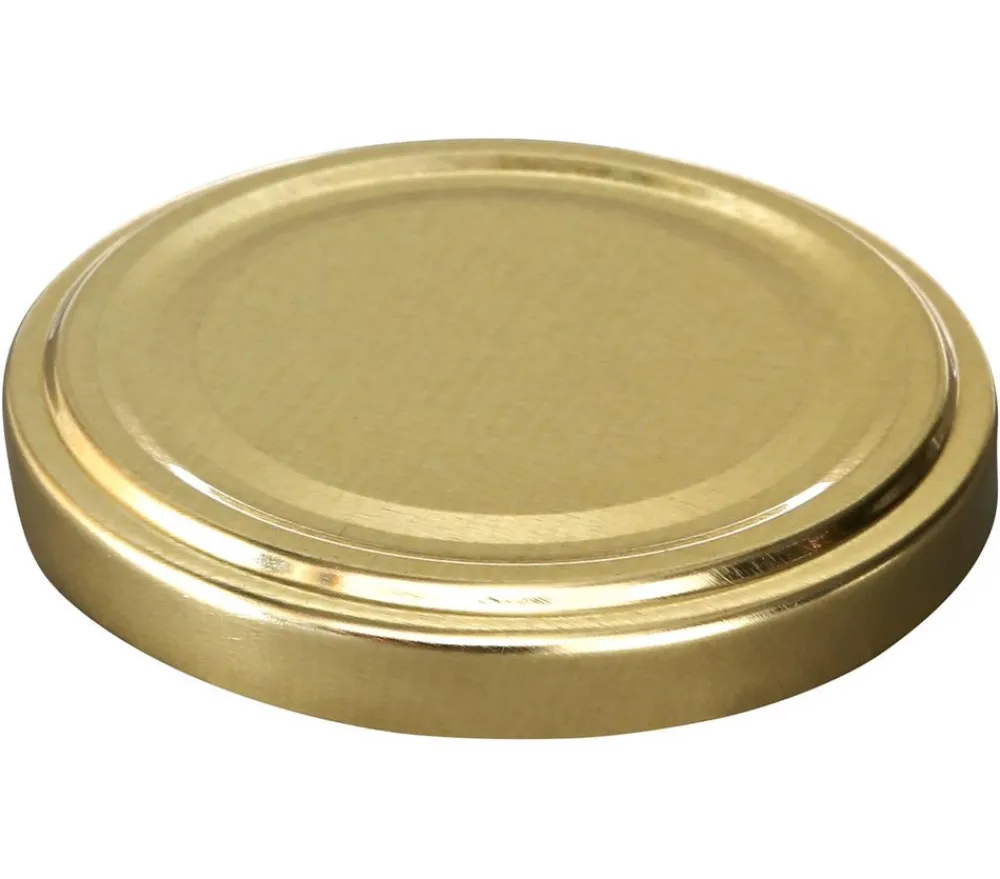 Dehner Einkochautomaten & Zubehör - Schraubdeckel, , für Einkochgläser, Ø63 mm, 10er-Set Gold