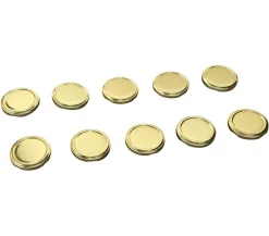 Dehner Einkochautomaten & Zubehör - Schraubdeckel, , für Einkochgläser, Ø66 mm, 10er-Set Gold