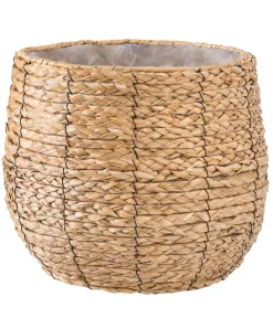 Dehner Blumentöpfe & Übertöpfe - Seegras-Korb Sonja, bauchig, Natur