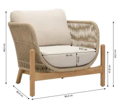 Dehner Loungesessel|Garten- & Loungesessel > Sessel Portofino
