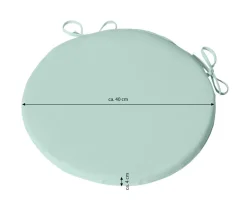 Dehner Sitzkissen|Sitzauflagen > Sitzkissen Veneto, Ø40/H4 cm