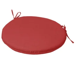 Dehner Sitzkissen|Sitzauflagen - Sitzkissen Veneto, Ø40/H4 cm Rot