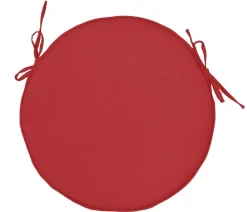 Dehner Sitzkissen|Sitzauflagen - Sitzkissen Veneto, Ø40/H4 cm Rot