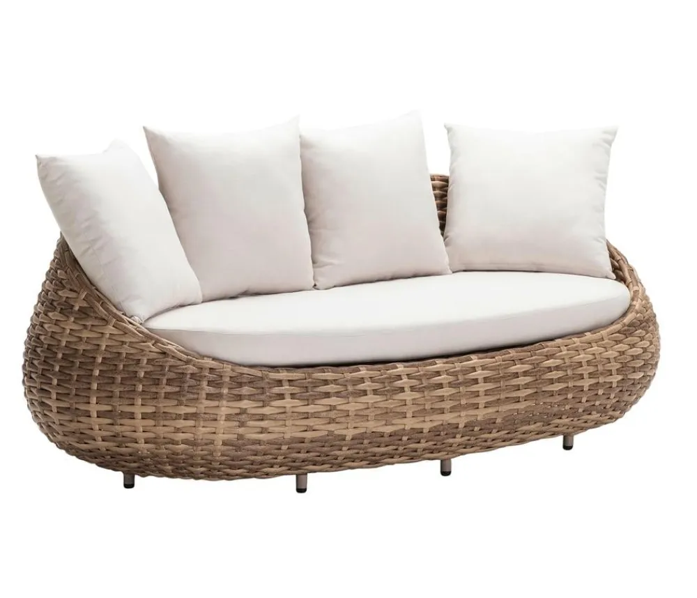 Dehner Loungemöbel|Loungebänke > Sofa Tulum, ca. B208/H76/T97 cm
