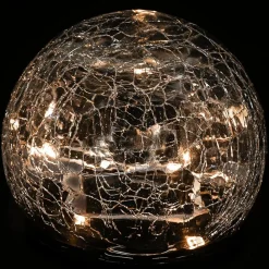 Dehner Solar-Bodenleuchte Crackle Sale