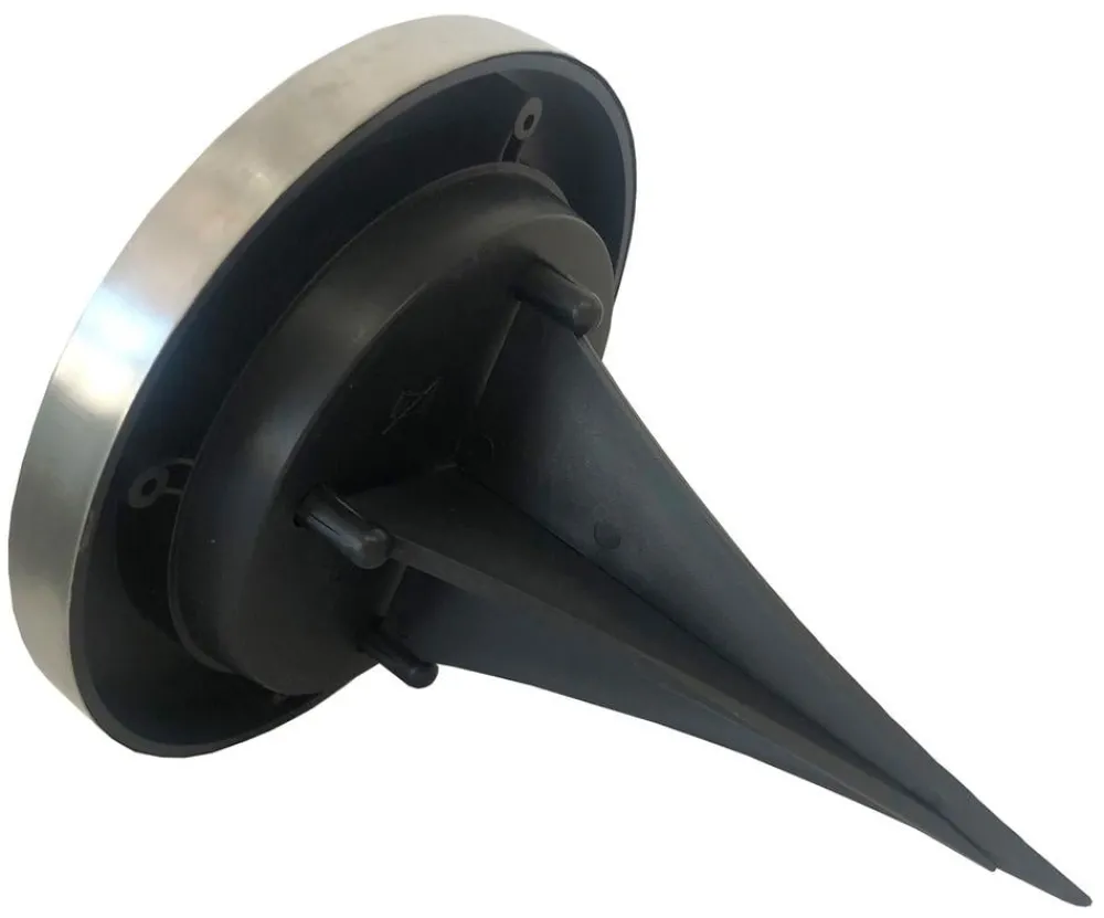 Dehner Solarleuchten > Solar-Bodenleuchte Skiva, ca. Ø12/H13 cm