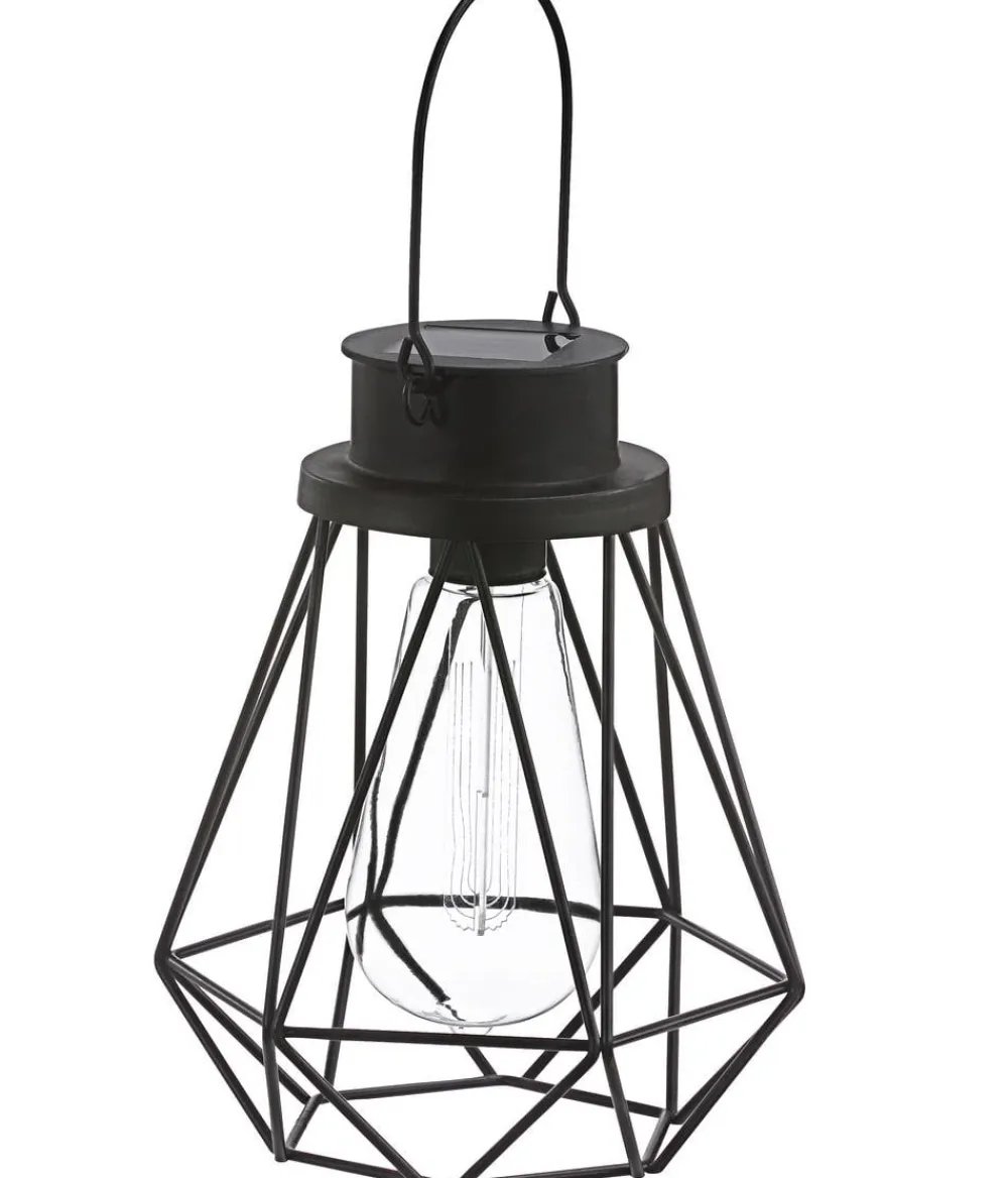 Dehner Solar-Drahtglühbirne Blackora, ca. Ø16/H20 cm Discount