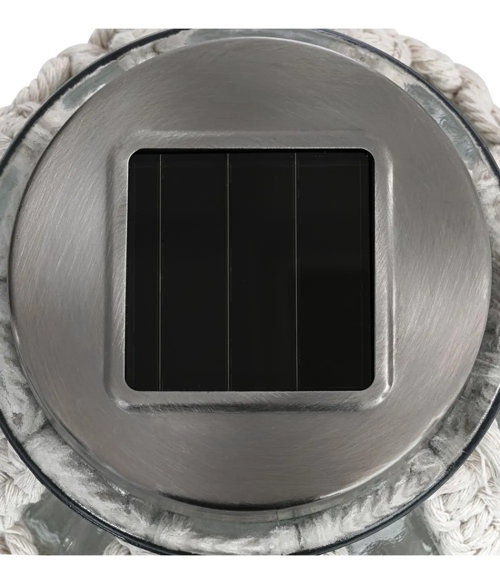 Dehner Solarleuchten > Solar-Glas Elara, ca. Ø11/H16 cm