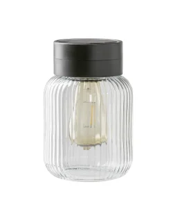 Dehner Solarleuchten - Solar-Glas Rania, ca. Ø13/H20 cm