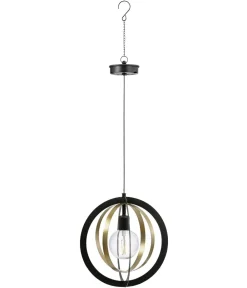 Dehner Solarleuchten > Solar-Hängelampe Enna, ca. Ø23/H73 cm