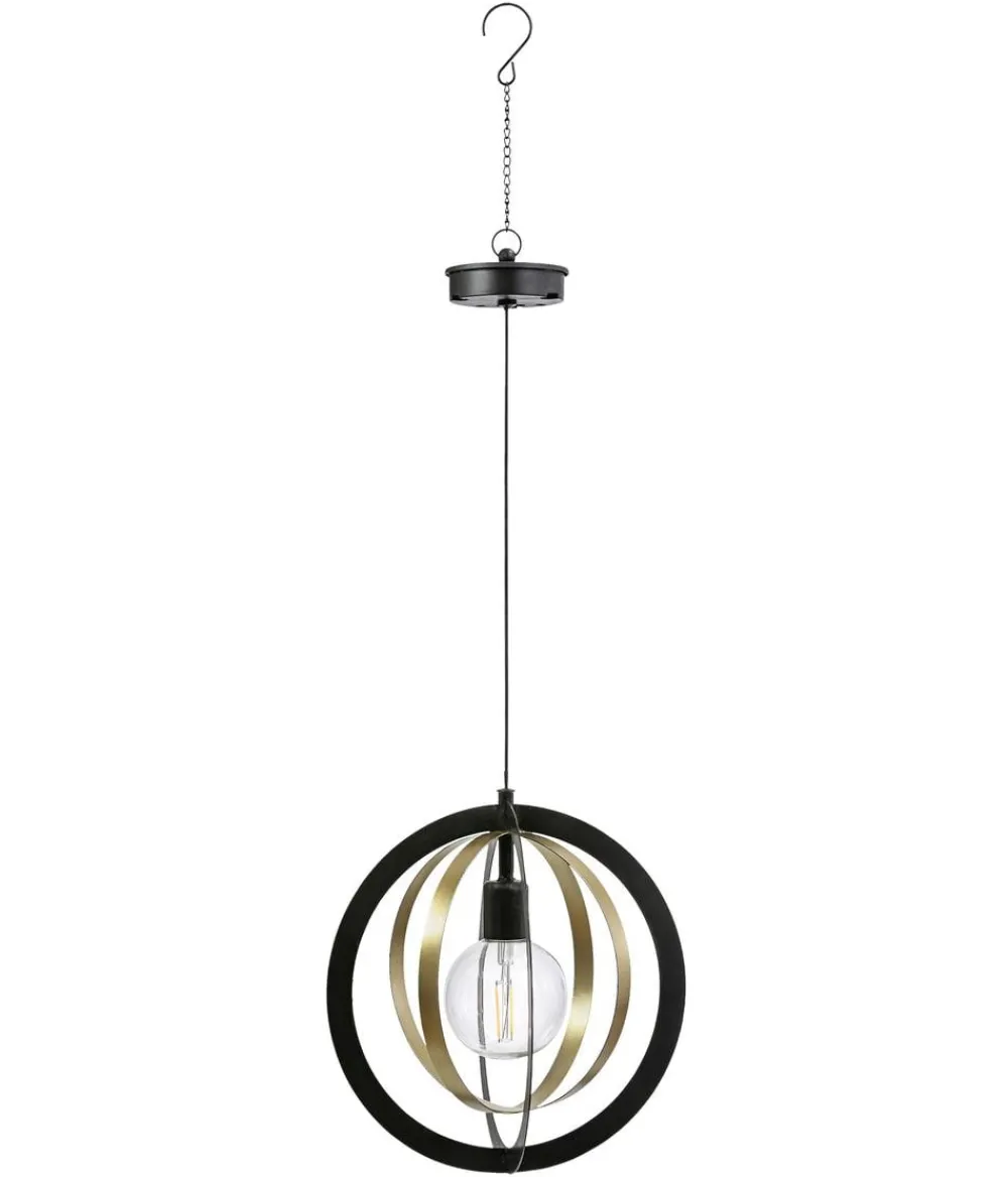 Dehner Solarleuchten > Solar-Hängelampe Enna, ca. Ø23/H73 cm