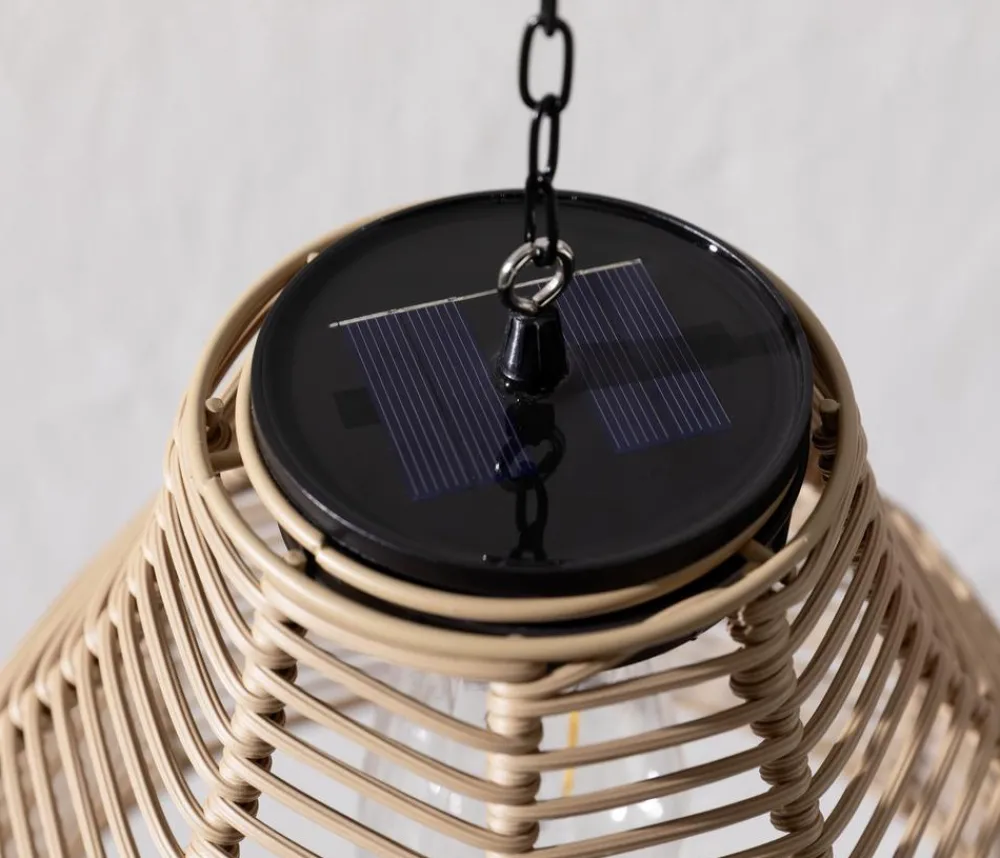 Dehner Solarleuchten|Laternen & Dekoleuchten > Solar-Hängelampe Mila, ca. Ø26/H22 cm