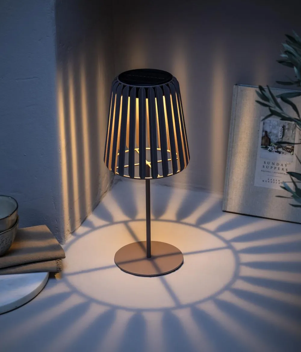 Dehner Solarleuchten - Solar-Lampe Amira, ca. Ø15/H37 cm