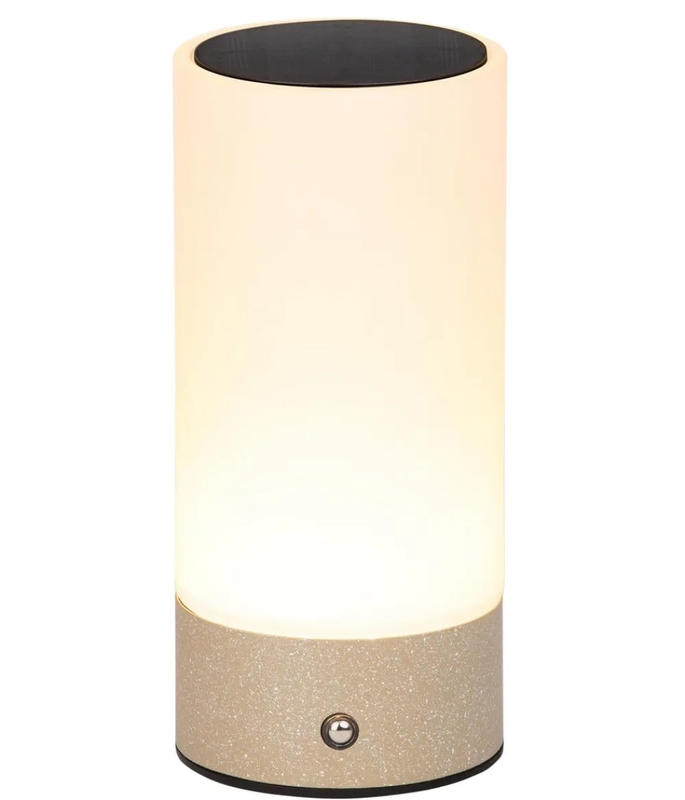 Dehner Solarleuchten - Solar-Lampe Levi, ca. Ø9/H20 cm