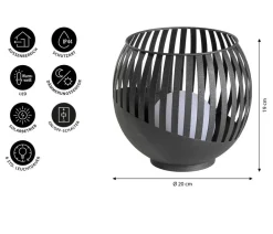 Dehner Solar-Lampe Mina, ca. Ø20/H19 cm Discount