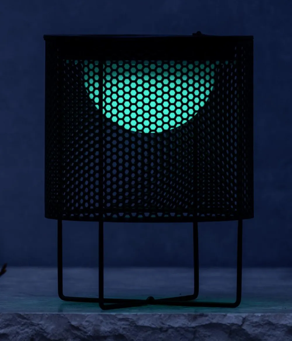 Dehner Solarleuchten - Solar-Laterne Heli, ca. Ø20/H26 cm