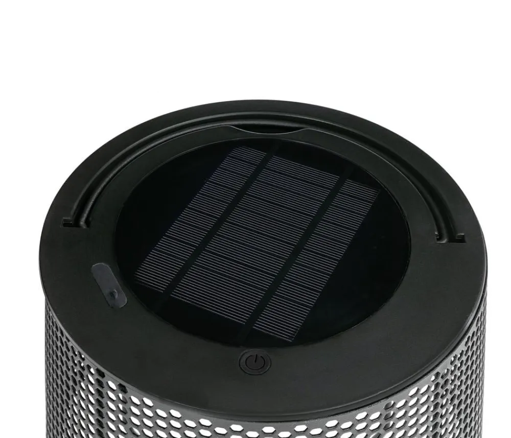 Dehner Solarleuchten - Solar-Laterne Heli, ca. Ø20/H26 cm