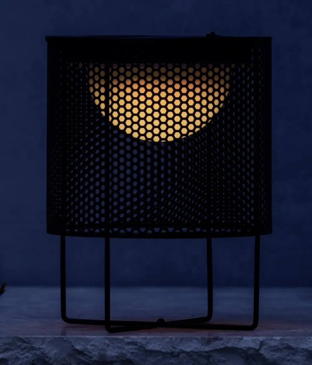 Dehner Solarleuchten - Solar-Laterne Heli, ca. Ø20/H26 cm
