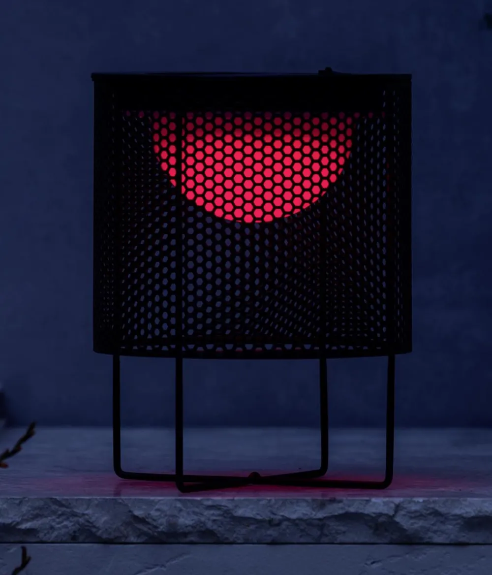 Dehner Solarleuchten - Solar-Laterne Heli, ca. Ø20/H26 cm