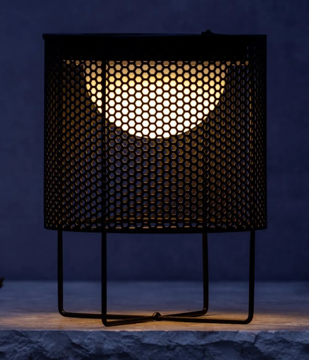 Dehner Solarleuchten - Solar-Laterne Heli, ca. Ø20/H26 cm