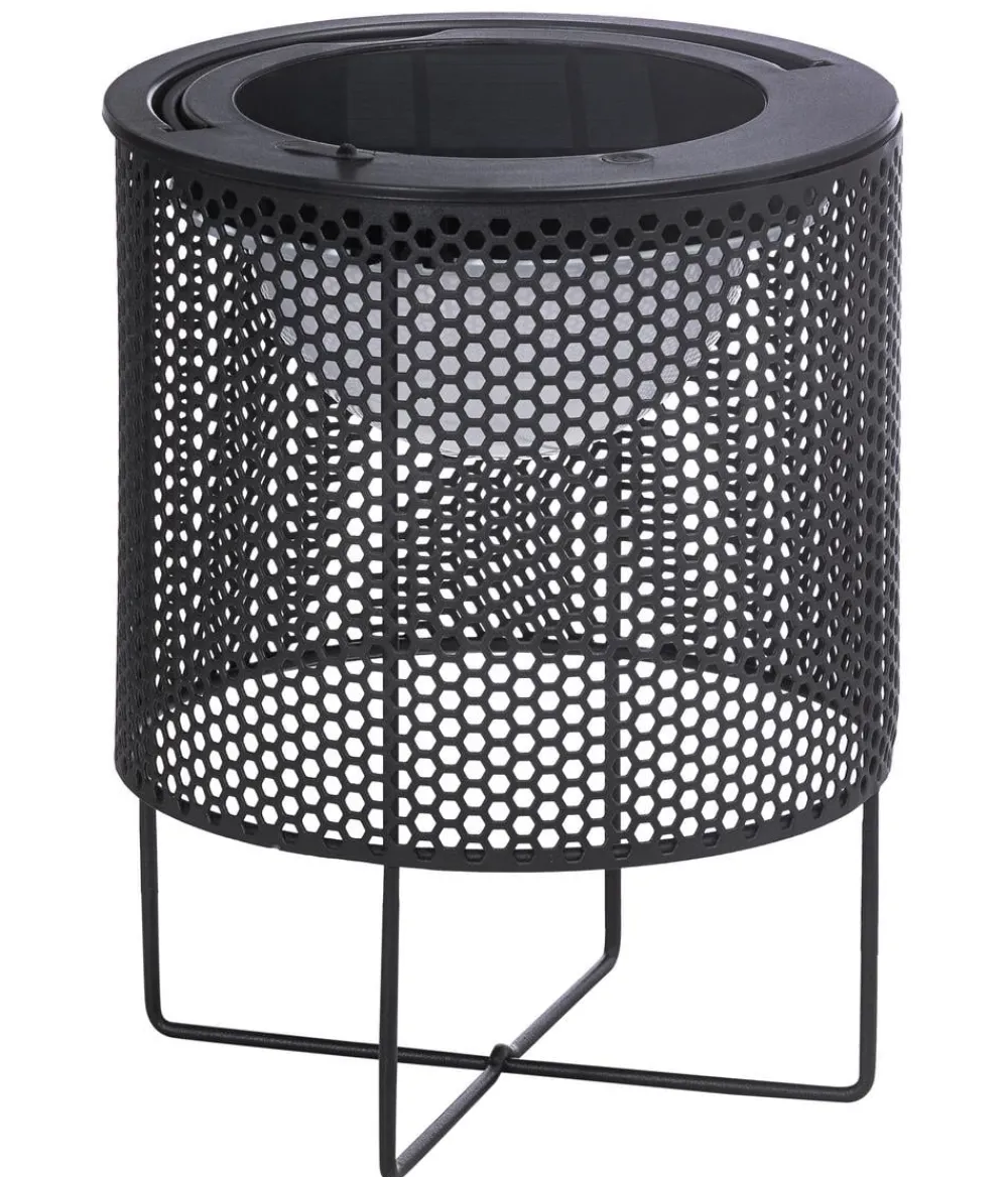 Dehner Solarleuchten - Solar-Laterne Heli, ca. Ø20/H26 cm
