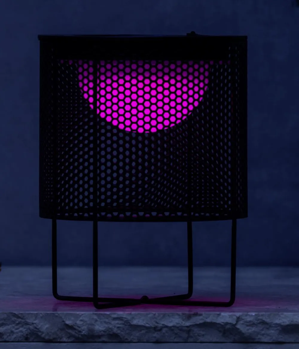 Dehner Solarleuchten - Solar-Laterne Heli, ca. Ø20/H26 cm