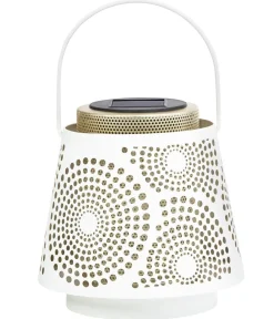 Dehner Solarleuchten - Solar-Laterne Liva, ca. Ø18/H17 cm