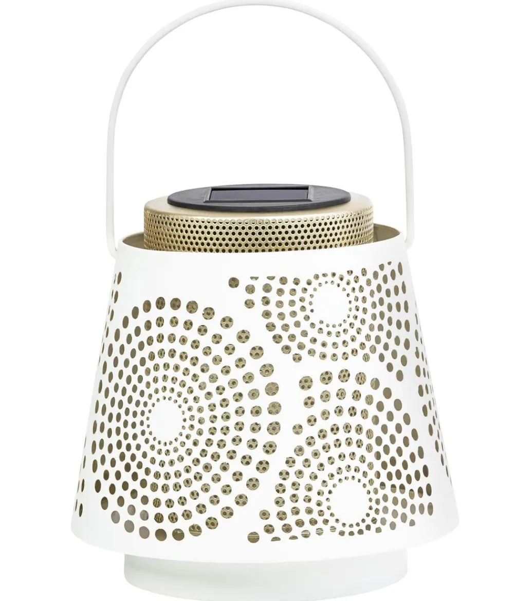 Dehner Solarleuchten - Solar-Laterne Liva, ca. Ø18/H17 cm
