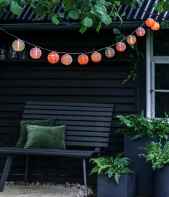 Dehner Solarleuchten > Solar-Lichterkette Lampion , ca. L220 cm