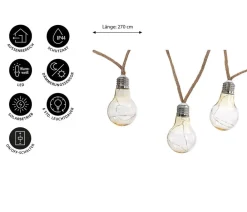 Dehner Solarleuchten|Laternen & Dekoleuchten > Solar-Lichterkette Manaus