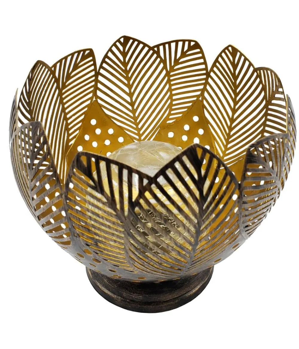 Dehner Solarleuchten - Solar-Lotus Avan, ca. Ø20/H18 cm