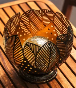 Dehner Solarleuchten - Solar-Lotus Avan, ca. Ø20/H18 cm
