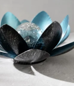 Dehner Solarleuchten|Dekoartikel - Solar-Lotus, ca. Ø27/H12 cm