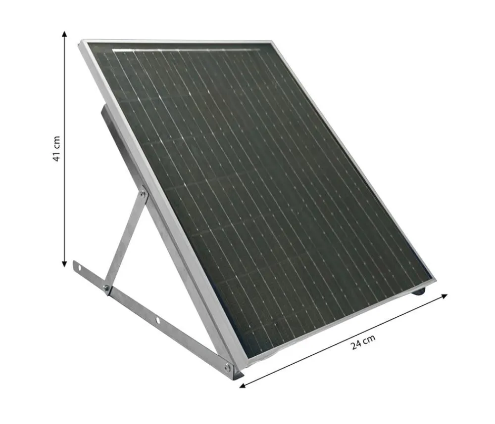 Dehner Solarpanel für Gartenbrunnen, M/L Schwarz Outlet