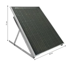 Dehner Gartenbrunnen - Solarpanel für Gartenbrunnen, M/L Schwarz