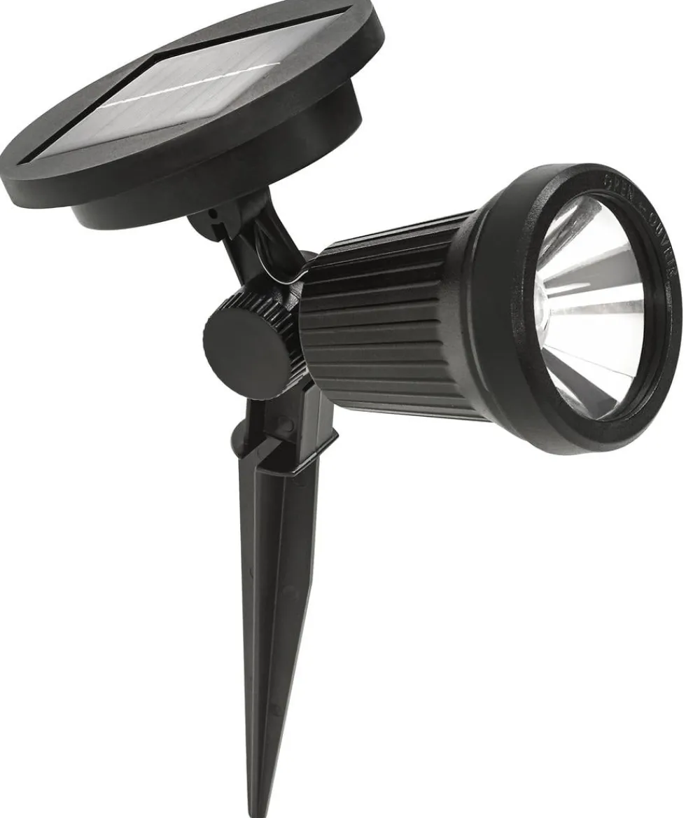 Dehner Wegeleuchte & Sockelleuchte|Solarleuchten - Solar-Spot Viseu, ca. B11/H26,5/T11 cm