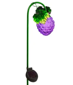 Dehner Solarleuchten|Laternen & Dekoleuchten - Solarstab Grape, ca. Ø15/H74 cm
