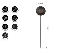 Dehner Solar-Stab Lemba, ca. Ø18/H88 cm Online