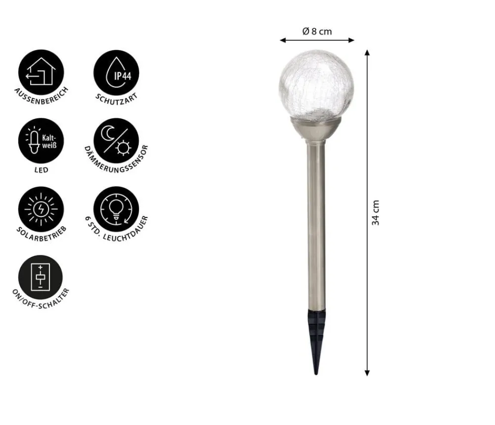 Dehner Solar-Stecker Crackle Sale