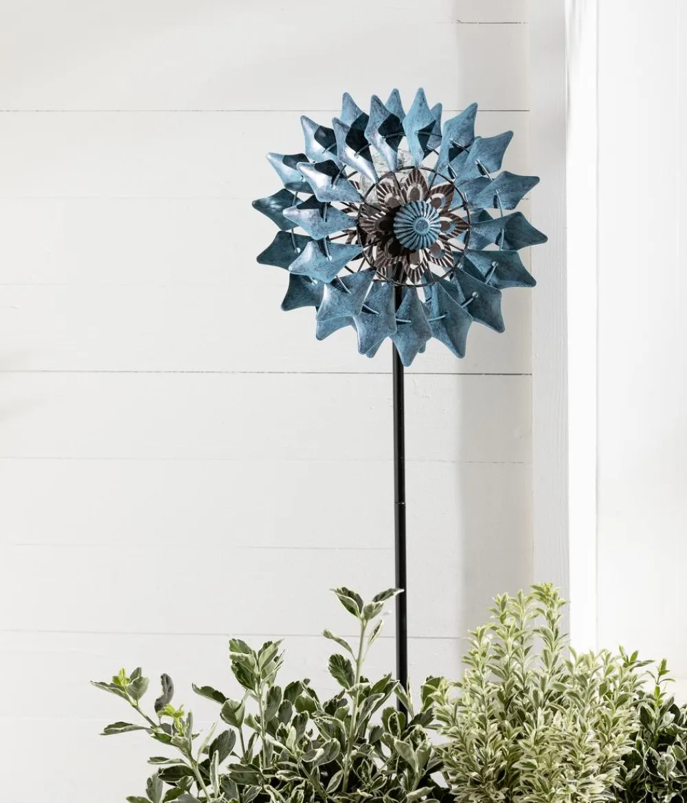 Dehner Solarleuchten - Solar-Windrad Mola, ca. B32/H122/T32 cm