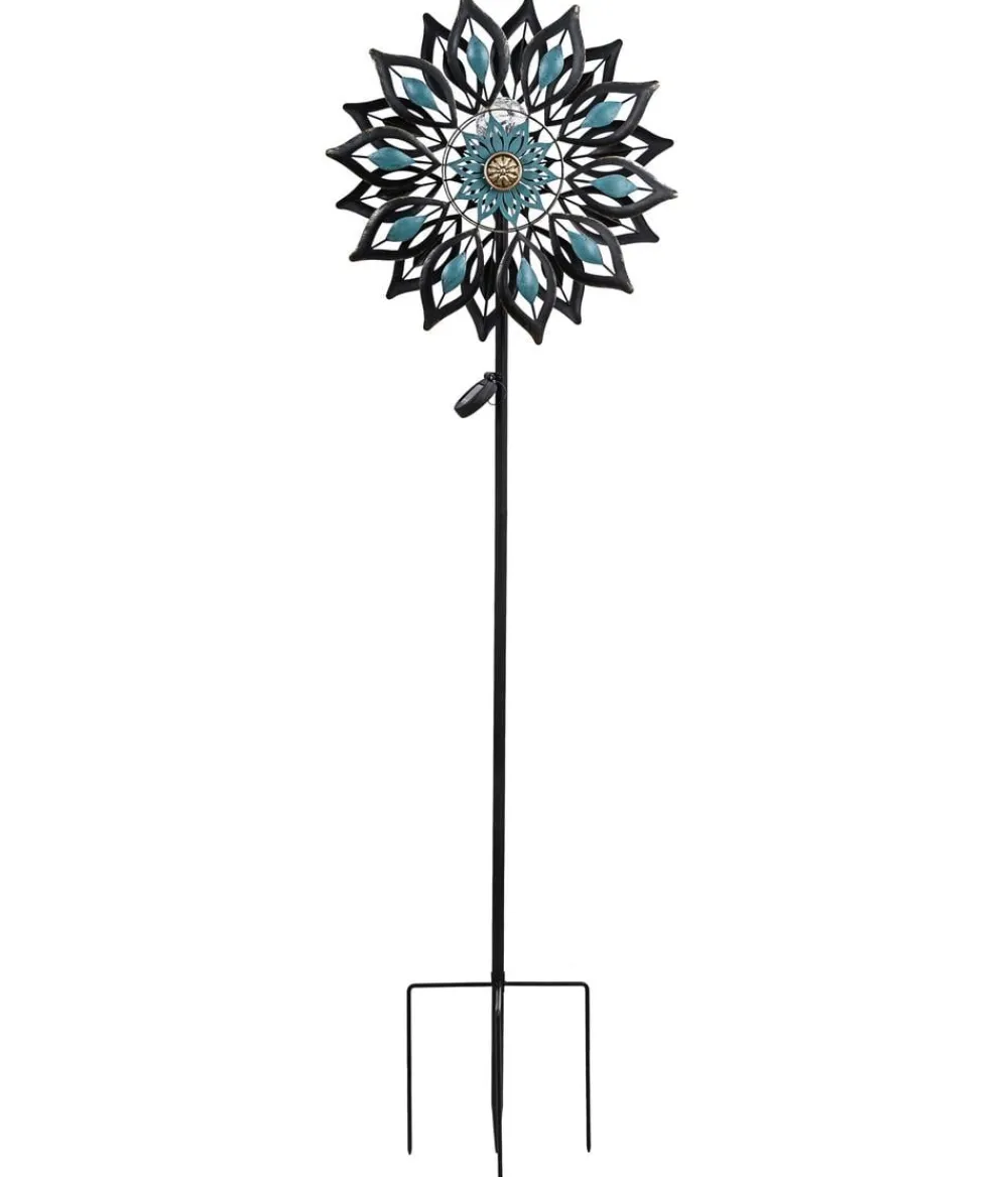 Dehner Solarleuchten > Solar-Windrad Viento, ca. B51/H177/T19 cm