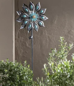 Dehner Solarleuchten > Solar-Windrad Viento, ca. B51/H177/T19 cm